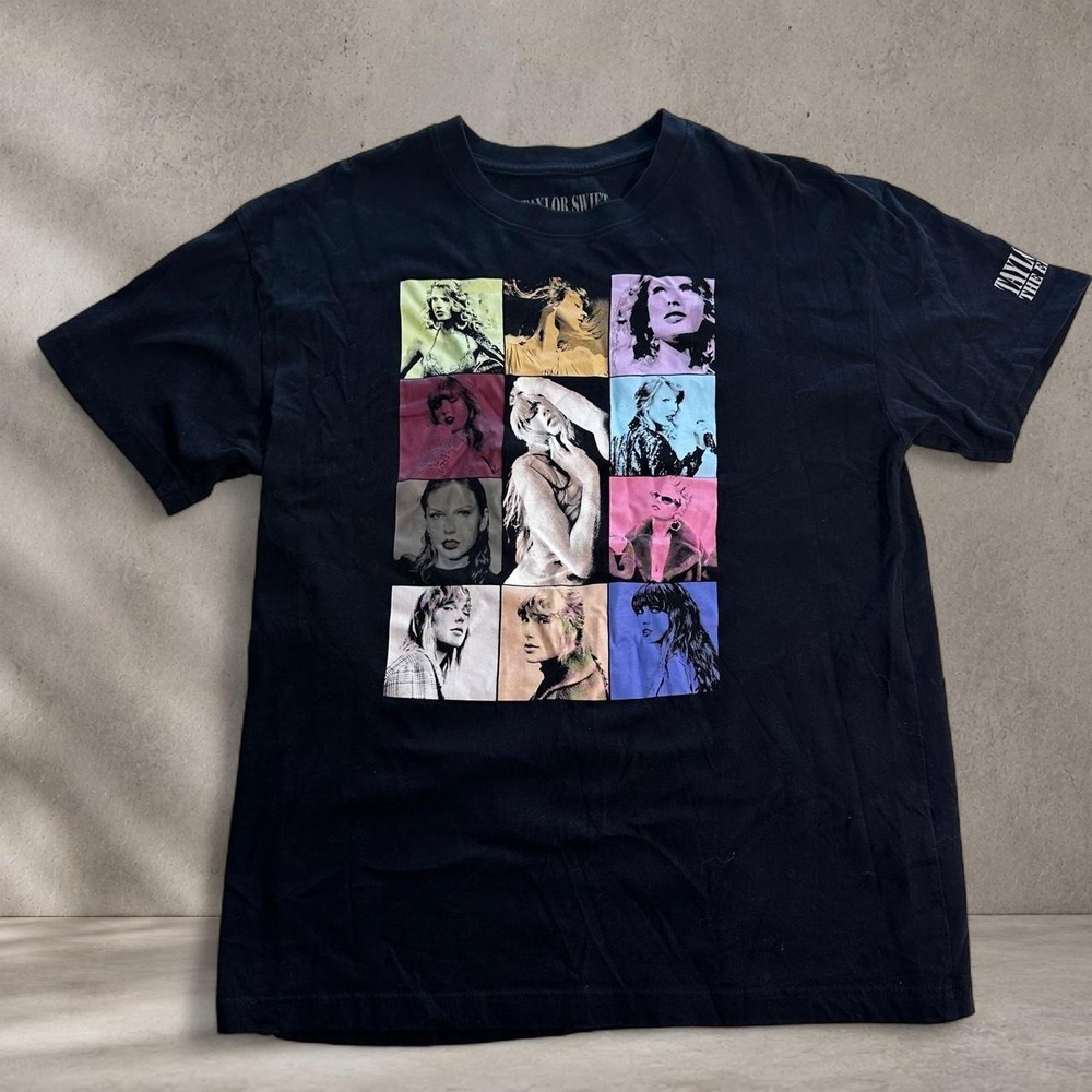 Taylor Swift The Eras Tour 2023-2024 black tee